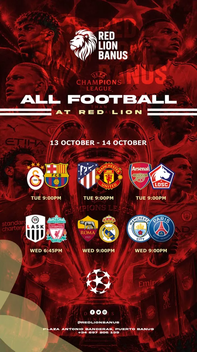 Champions League — Red Lion Banús
