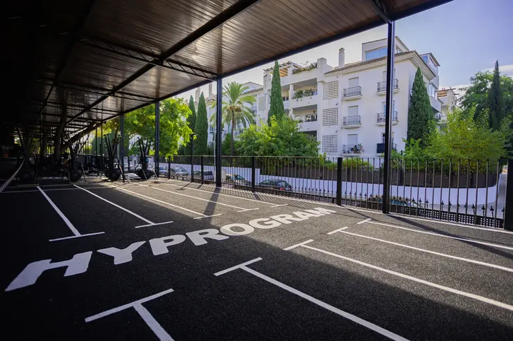 Zona de entrenamiento de Real Club Pádel Marbella